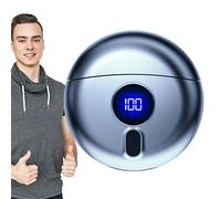 Rainao Máquinas de Afeitar eléctricas para Hombres,Maquinilla de Afeitar eléctrica Resistente al Agua Smart Anti Pinch con Pantalla LED Inteligente | Mini afeitadora USB Resistente al Agua