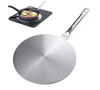 RAINBEAN Adaptador Placa Induccion de 7.5 Pulgadas / 19cm, Acero Inoxidable, Adaptador Cafetera Induccion, Difusor Vitroceramica Aptos para Todo Tipo de Placas