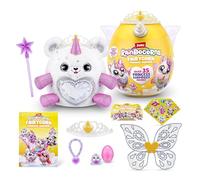 Rainbocorns Fairycorn Princess Series 6 Gemmie The Polar Bear - Peluche Coleccionable - Sorpresas mágicas de Princesa de Hadas, Animales de Peluche de Peluche, calcomanías (Oso Polar)