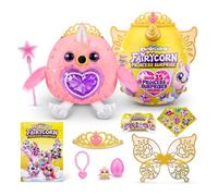 Rainbocorns Fairycorn Princess Series 6 Majesty TH Flamingo - Peluche Coleccionable - Sorpresas mágicas de Princesa, Animales de Peluche abrazados, calcomanías (Flamenco)