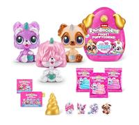 Rainbocorns Pocket Puppycorns Series 1, Surprise Toy Collectible, Miniature Puppy Figurine (3 Pack)