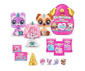 Rainbocorns Pocket Puppycorns Series 1, Surprise Toy Collectible, Miniature Puppy Figurine (3 Pack)