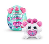 Rainbocorns Puppycorn Bow Surprise, Puppycorn Series 3, Pinky The Chihuahua - Peluche Coleccionable - 5 Capas de sorpresas, despegar y revelar corazón, calcomanías, Limo, a Partir de 3 años