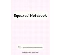 Rainbow 5mm Squared Notebook 1 - ideal for maths, science and engineering subjects
