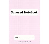 Rainbow 5mm Squared Notebook 2 - ideal for maths, science and engineering subjects