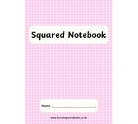 Rainbow 5mm Squared Notebook 3 - ideal for maths, science and engineering subjects