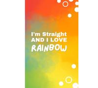 Rainbow Aesthetic Notebook: Proudly Straight, Proudly Colorful: 120-Page Study Journal for Students