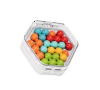 Rainbow Ball Puzzle, Color Sorting Game, Visual Stimulation Board, Organized Indoor Classroom Play Activity, Reliable Home Recreation Party Companion, Learning Supply for Kids, Boys, 8.2x7.6x2.2cm