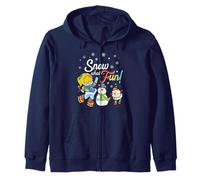 Rainbow Brite Christmas Snow What Fun! Snowman Sudadera con Capucha