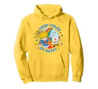 Rainbow Brite Pride Every Color of Happy Sudadera con Capucha, Unisex para Adultos, Limón, L