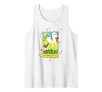 Rainbow Brite & Starlite Vintage Colorful Tarot Card Camiseta sin Mangas