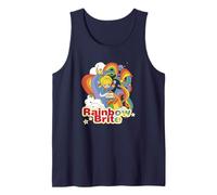 Rainbow Brite Wisp Sliding Down Rainbows Portrait Camiseta sin Mangas