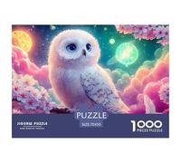 Rainbow búhos 1000 Piece Adults Puzzle Kids Age Games Puzzle Game Difficult Impossible Challenge High Difficulty 70x50cm/1000pcs