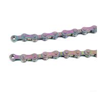 Rainbow - Cadena de bicicleta de 8 9 velocidades, 116 eslabones, acero de alta resistencia, parte de transmisión de bicicleta de carretera con enlace maestro rápido para sistema Campagnolo colorido (9