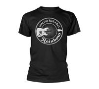 Rainbow Camiseta Long Live Guitarra para Adultos Unisex (PH2431)
