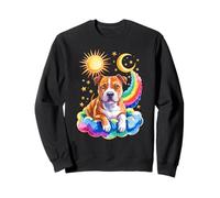 Rainbow Clouds American Staffordshire Terrier Amstaff Sudadera