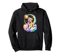 Rainbow Clouds Soft Coated Wheaten Terrier Sudadera con Capucha