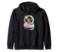 Rainbow Clouds Wirehaired Pointing Griffon Sudadera con Capucha