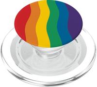 Rainbow Colorful Pride Flag LGBT Gift (Version 2) PopSockets PopGrip para MagSafe