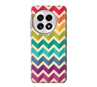 Rainbow Colorful Shavron Zig Zag Pattern Funda Carcasa Case para OnePlus 13
