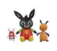 Rainbow Designs Bing, Flop & Hoppity - Juego de 3 Juguetes de Peluche interactivos con RFID
