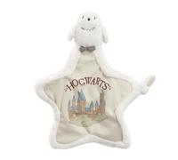 Rainbow Designs Harry Potter Hedwig Comfort - Edredón de felpa suave para recién nacido con diseño de búho nevado, manta de bebé en forma de estrella con ilustración de Hogwarts y esquina anudada para