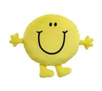 Rainbow Designs Mr Happy Cojín Grande - Cojines clásicos de Personajes de Mr. Men - Cojín Decorativo Colorido súper Suave para dormitorios Infantiles, Salas de Estar y Sala de Juegos