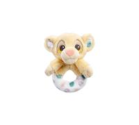 Rainbow Designs Official Disney The Lion King Simba Baby Rattle - Soft Plush Teething Toy for Newborns 0-6 Months, Gentle Sensory Infant Toy