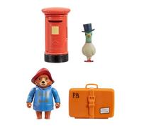 Rainbow Designs Paddington Oso - Cartas a la tía Lucy Juguetes - Juguete Inspirado en Las Aventuras de Paddington con Maleta, buzón y Figura de Pigeonton