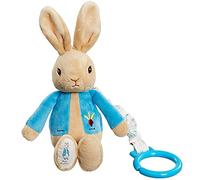 Rainbow Designs PO1451 Beatrix Potter Peter Rabbit Jiggle Attachable Soft Toy - Unisex Pram Toy for Toddlers and Babies