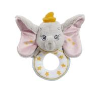 Rainbow Designs Sonajero Dumbo de Disney: juguete de peluche suave para bebés desde el nacimiento. Fácil de agarrar, con sonido suave para el desarrollo sensorial