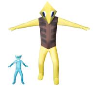 Rainbow Disfraz Friends Para NiñOs,Disfraz Ropa para Monstruo Escuela Mascarada Cosplay Carnaval Mardi Gras Halloween Día de los Muertos Fiesta de CumpleañOs DíA Del NiñO Navidad Chico Chica