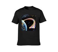 Rainbow Down To Earth Ritchie Blackmore Men T-Shirt Black Unisex Tops Casual tee S
