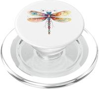 Rainbow Dragonfly For Women Biology Teacher Unique Grandma PopSockets PopGrip para MagSafe