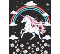 Rainbow Dreams Notebook: Unicorn Grid Journal for Magical Thoughts