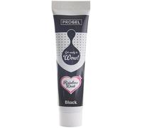 Rainbow Dust ProGel Concentrated Food Colour Gel (Black, 25g)