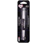 Rainbow Dust Rotulador Cake Art Pen Profesional - Azul Real, Rotulador de Tinta Comestible para Decoración de Tartas, Doble Punta