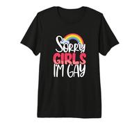 Rainbow Flag Igualdad Lo Siento Chicas Soy Gay LGBTQ Camiseta Premium
