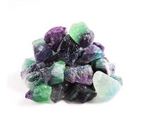 Rainbow Flourite Crystals, Crystals and Healing Stones, Rocks for Tumbling, Raw Crystals Bulk, Amathesis Crystal, Calcite Crystal for Decoration, Wicca, Reiki, Chakra and Energy(1LB)