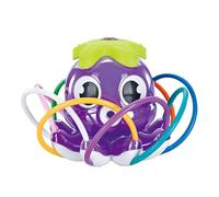 Rainbow Flower Sprinkler - 18 "Colote de colores para agua pop -up | 6 zonas de pétalos en aerosol, fácil configuración - alternativa para niños, patio para barbacoa y fiestas en la piscina Rainbow