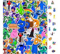 Rainbow Friends Stickers, 2 X 50 Piezas Pegatinas Rainbow Friends, lindas Calcomanías, Pegatina de Vinilo Impermeables, Dibujos Animados Pegatina para Portátil, Bicicleta, Guitarra, Equipaje