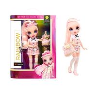 RAINBOW HIGH 582960EUC-0 Muñeca de Moda con Ropa y Accesorios, Incluye Mochila de Tela Abre y Cierra, Edad: 6+ años, Color (MGA Entertainment 582960EUC), Rosa