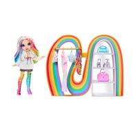 RAINBOW HIGH Amaya's Rainbow Closet Playset - con Muñeca Exclusiva Rainbow, Moda, Zapatos, Bolsos, Perchas, Perchero, Estanterías, Regalo Divertido para Niños Mayores de 4 Años