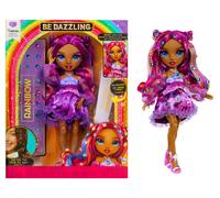 RAINBOW HIGH Be Dazzling - Noemie Violette - Muñeca de Moda Púrpura de 28 cm con