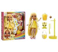 Rainbow High Fashion Doll with Slime Kit & Pet - Sunny (Amarillo) - Muñeca Centelleante de 28 cm con Cieno Brillante DIY, Mascota Mágica y Accesorios de Moda - Juguete Infantil - Edades de 4-12 Años