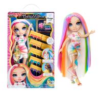 RAINBOW HIGH Hair Chalk & Style Muñeca - Amaya - Muñeca Rainbow de 28 cm, Tiza L