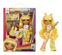 RAINBOW HIGH Junior High Rock Band - Sunny, Amarillo - Muñeca de Moda de 23 cm con una Guitarra, Personalizable con Pegatinas, Posable, Bonitos Juguetes para Niños Mayores de 4 Años