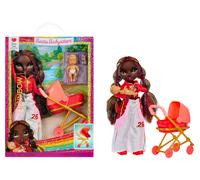 Rainbow High Junior High Bestie Babysitters - Iris Bow, 23 cm Modepuppe Inklus