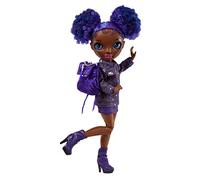RAINBOW HIGH Junior High - Krystal Bailey - Muñeca de Moda de 23cm con Ropa y Accesorios - Incluye Mochila de Tela «Abre y Cierra» - para coleccionar - Edad: 6+ años