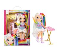 RAINBOW HIGH Junior High Rock Band - Amaya, Arco Iris - Muñeca de Moda de 23 cm con Teclado, Personalizable con Pegatinas, Posable, Bonitos Juguetes para niños Mayores de 4 años